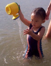 Robyn the water baby