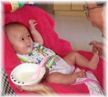 Force-feeding in progress