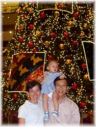 Jin, Robyn and Alvin at Takashimaya