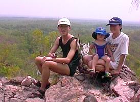 Alvin, Robyn and Jin at Tolmer Fall
