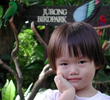 Robyn at the Jurong Bird Park
