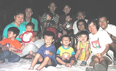 Four happy families