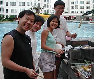 Family BBQ at North Oak
