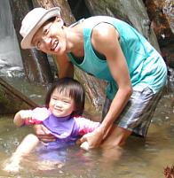 Alvin & Robyn at the waterhole