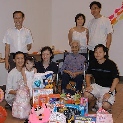 The Yongs in celebration