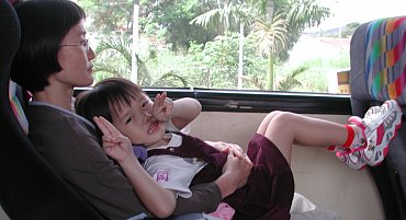 In a coach to Genting Highlands