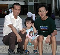 Grandpa, Robyn and Alvin