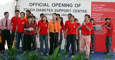 Opening of TOUCH Diabetes Support Centre