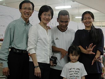 Robyn and her dancing teachers