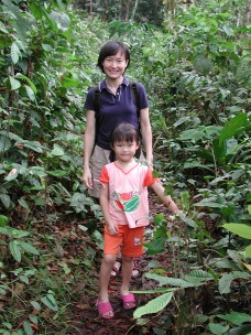 Forest trail by Sg Pelepah