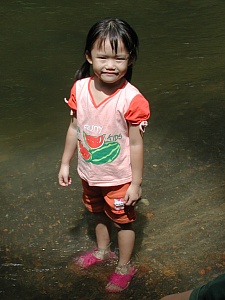 I love cool, clear flowing river water