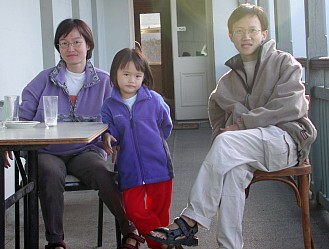 Robyn, Jin and Alvin at O'Grady in Fremantle