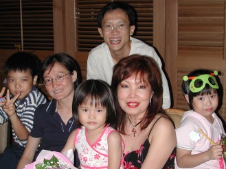 Celebrating Auntie Pauline's birthday at Tanglin Country Club