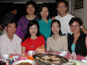 Dinner with Uncle Clarence in KL