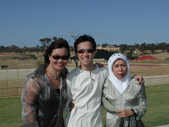 Joanna, Alvin and Iza 