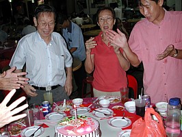 Granddad's birthday celebration