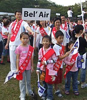 Kids at the walkathon