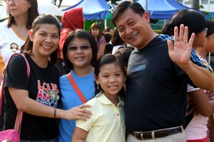 David Lau and family