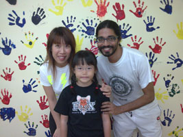 Teachers Adam and Winnie