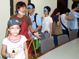 Robyn helping out at SAVH