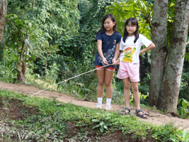 Brenda and Robyn fishing