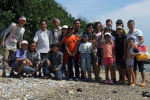 The 6 families that enjoyed a memorable Eco-Vacation over Good Friday 2009.
