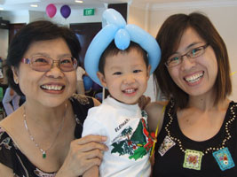 Grandma, Gaven and Aunt Cylia