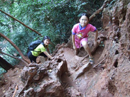 Climbing up to the Viewpoint