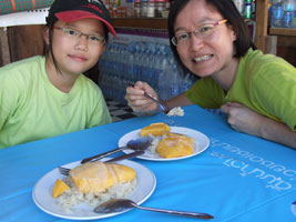Thai mango sticky rice
