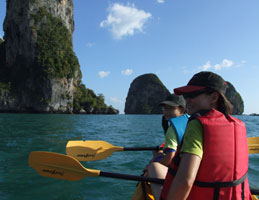 Kayaking around Tongsai Bay
