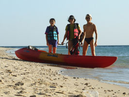 The Yongs go kayaking