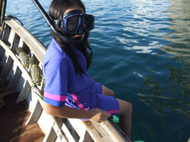 Robyn ready to take the plunge!