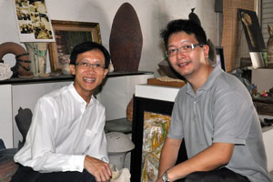 Alvin and Simon at Clay-Street Pottery Studio