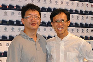 Simon & Alvin at Celergen showroom