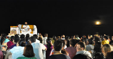 Guruji and the divine moon
