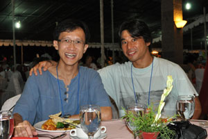 Alvin and room buddy, Takatoshi Shibayama from Japan