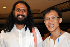 Swamiji and Alvin
