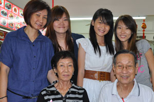 Granny and Granpa with Uncle Jeff's family