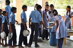 Students run most of the school affairs including even tailoring school uniform.