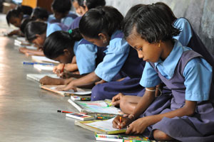 On 22 Apr, we held the drawing competition at Hindoljuri Primary School.