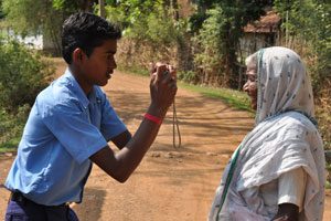 They caught hold of any passer by...