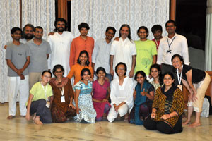 1st Meridian 101 workshop in ashram