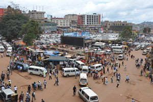 We travelled to the city for walkabout. Kampala is so jammed with so many vehicles, especially matatu. Squeezing our way into the Kampala Old Taxi Park was an interesting experienvce - sheer matatu madness!