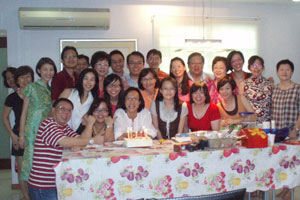 Scent'al gathering at Siu Ling's home