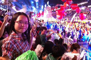 Robyn at the Chingay
