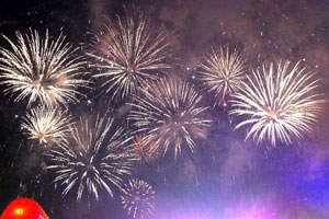 Firework caught by Robyn