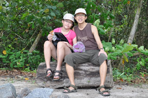 Snack break by Noordin Beach