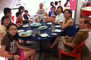 Family lunch at Sembawang
