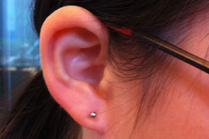 Ear ring is on!