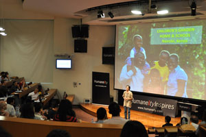Alvin spoke about uplifting African children through social entrepreneur projects for sustainability